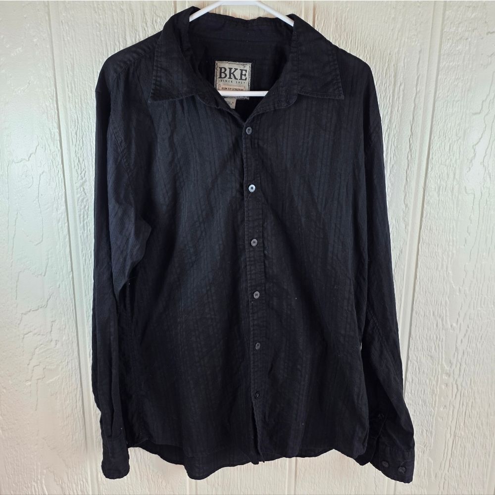 Men's BKE Charcoal Button Down Shirt, Size XL